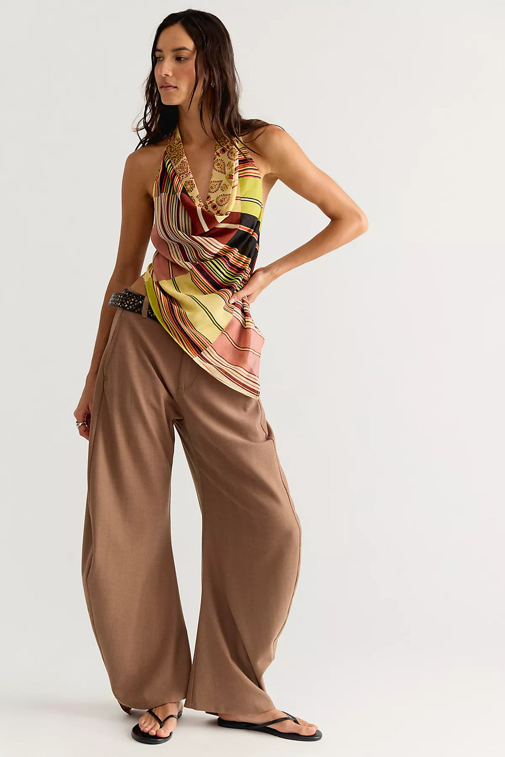 Luna Printed Halter Top