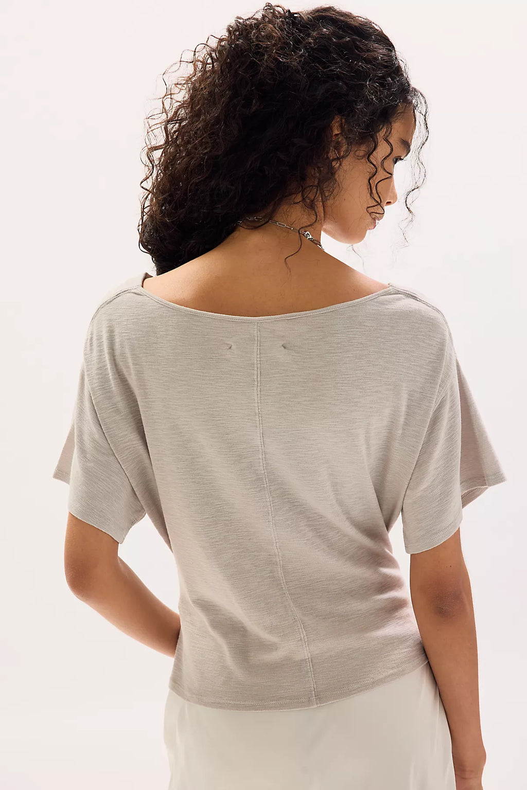 We The Free Tinsley Waterfall Cowl-Neck Top