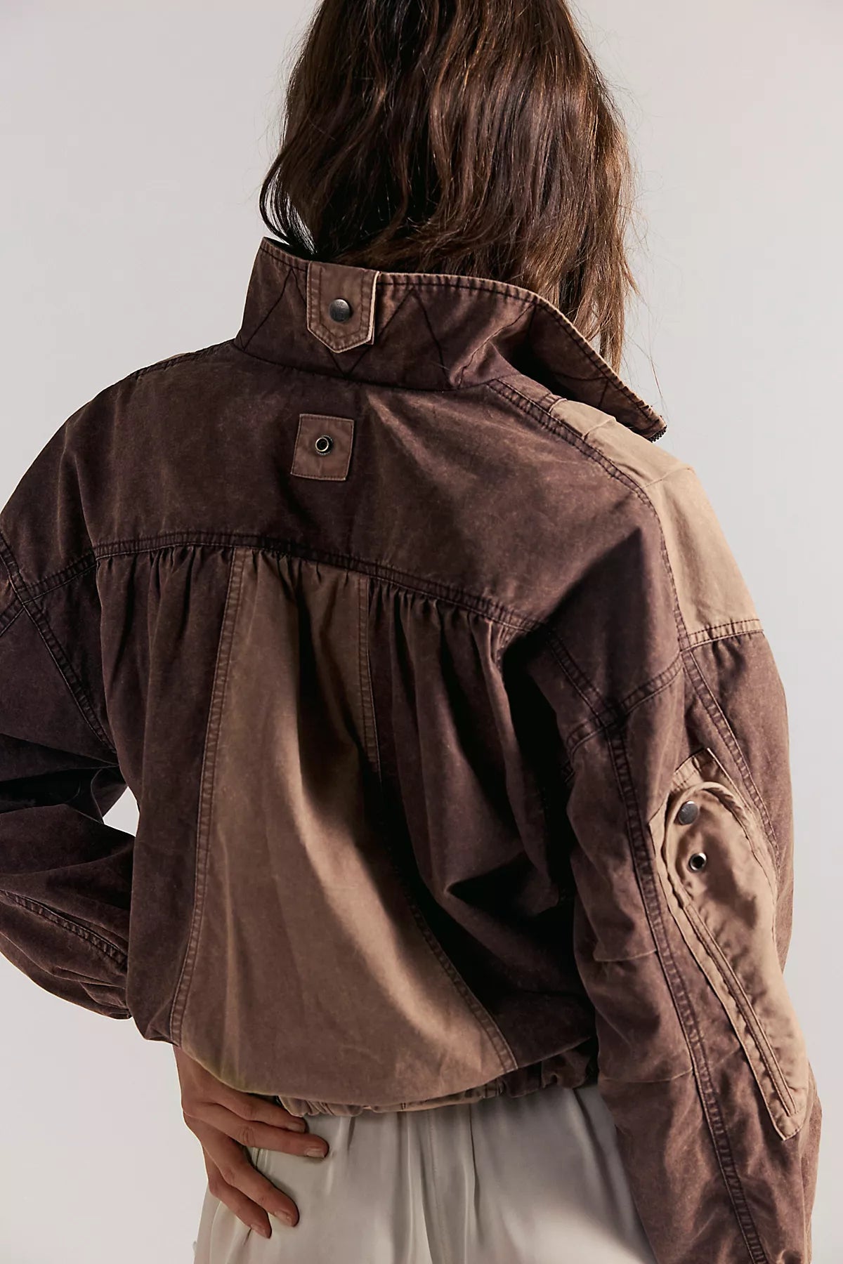 We The Free Canopy Funnel-Neck Bomber Jacket