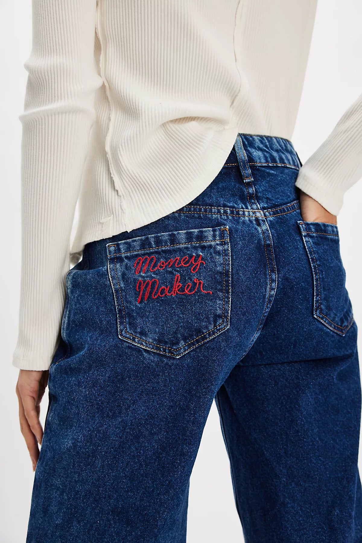 Understated Leather Money Maker Jeans