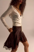 Something Satin Mini Slip Skirt