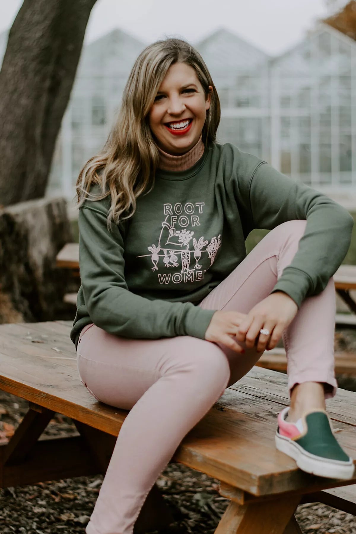 Overseasoned Root for Women Crewneck