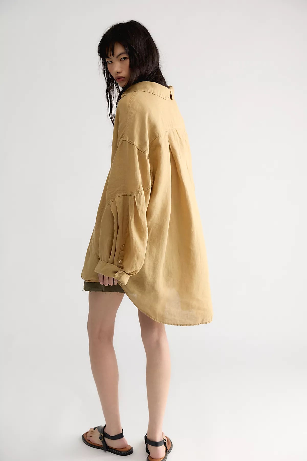 Selene Button Down Linen Shirt