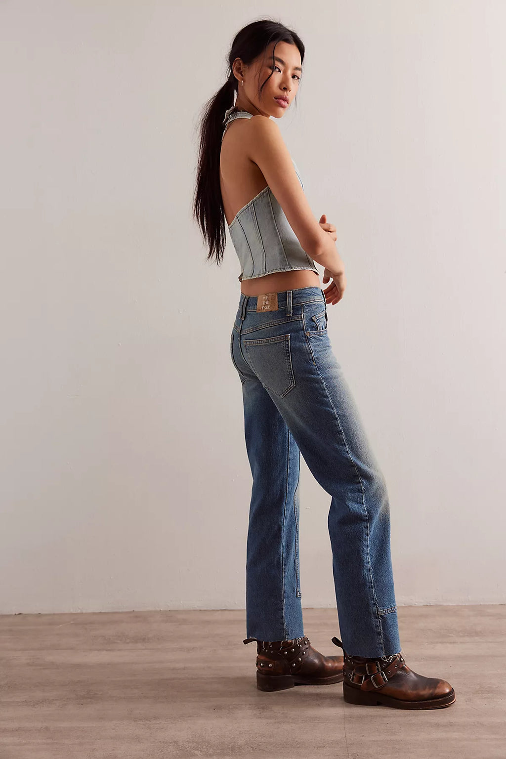 We The Free Risk Taker Mid-Rise Jeans