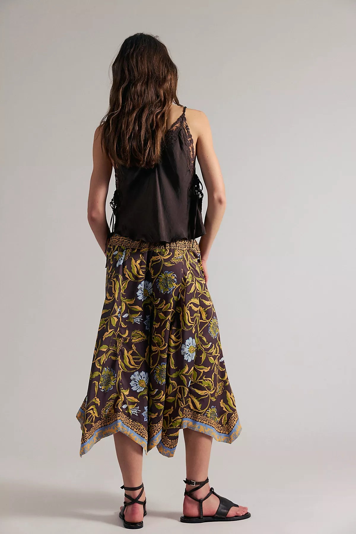 Sweet Reaction Pull-On Wide-Leg Crop Pants