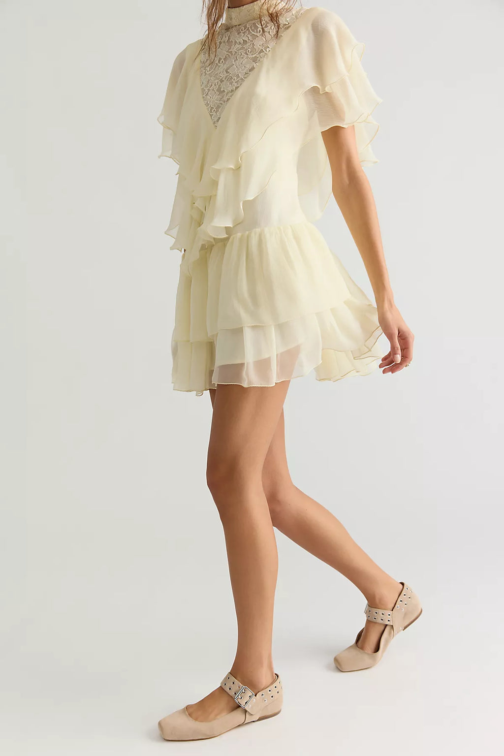 Nigel Preston Ana Lace Mini Dress