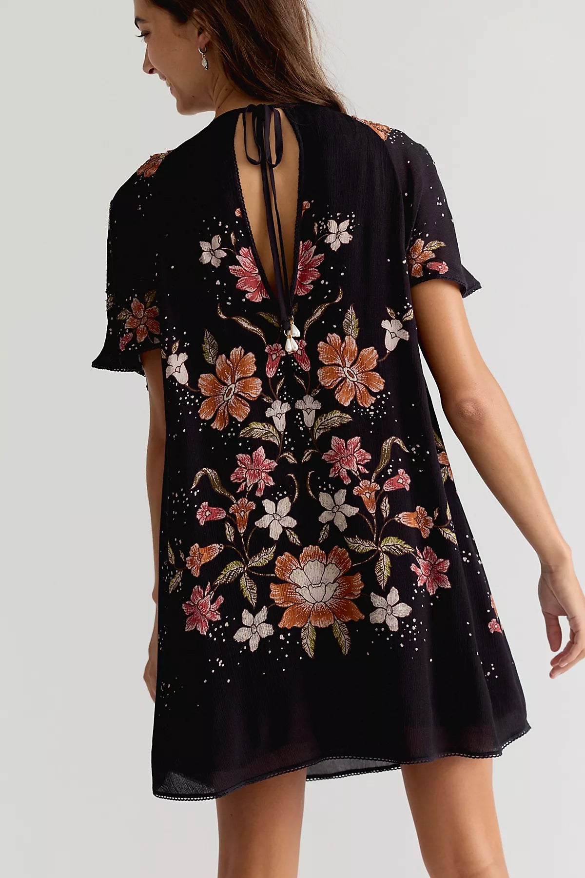 Tropics Beaded Mini Dress