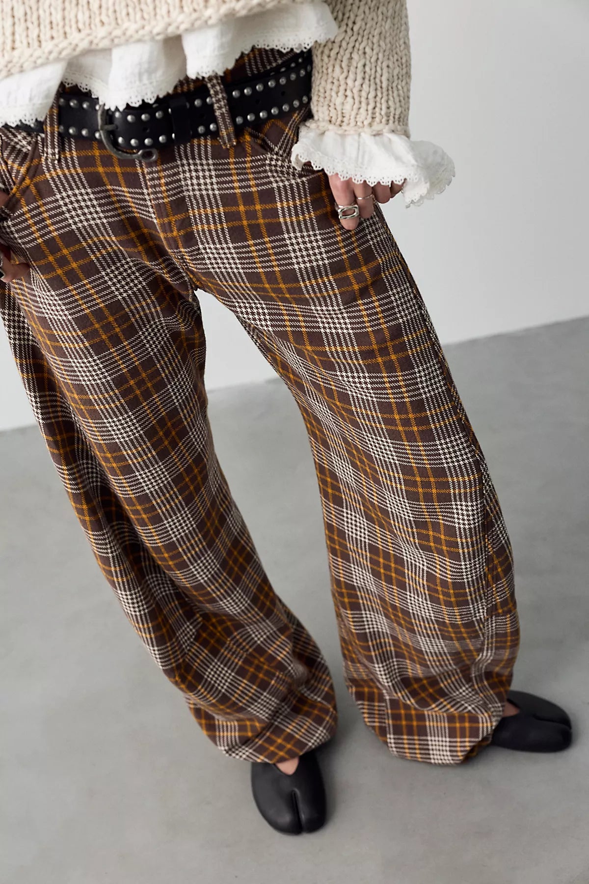 We The Free Fable Plaid Twisted Pants