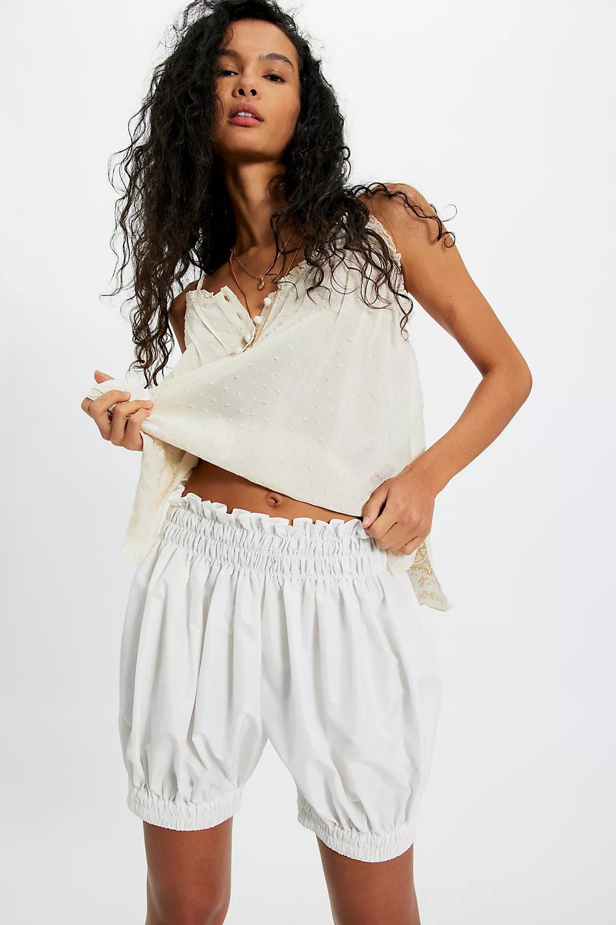 Norma Kamali Bloomer Puff Shorts