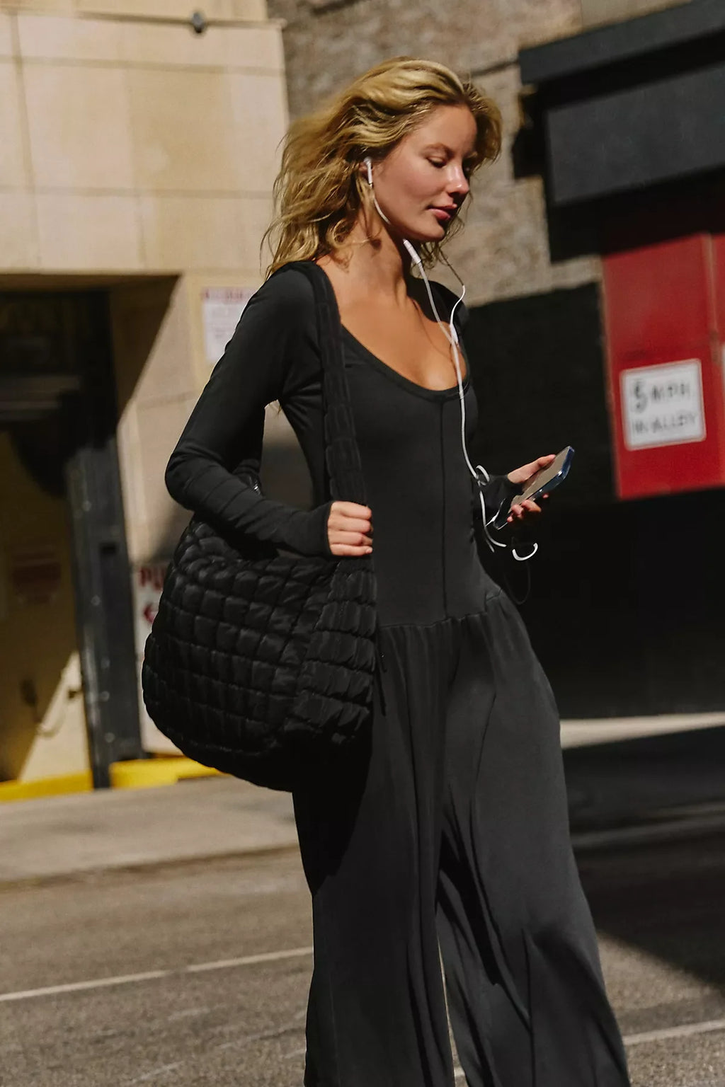 Hot Shot Wide-Leg Onesie