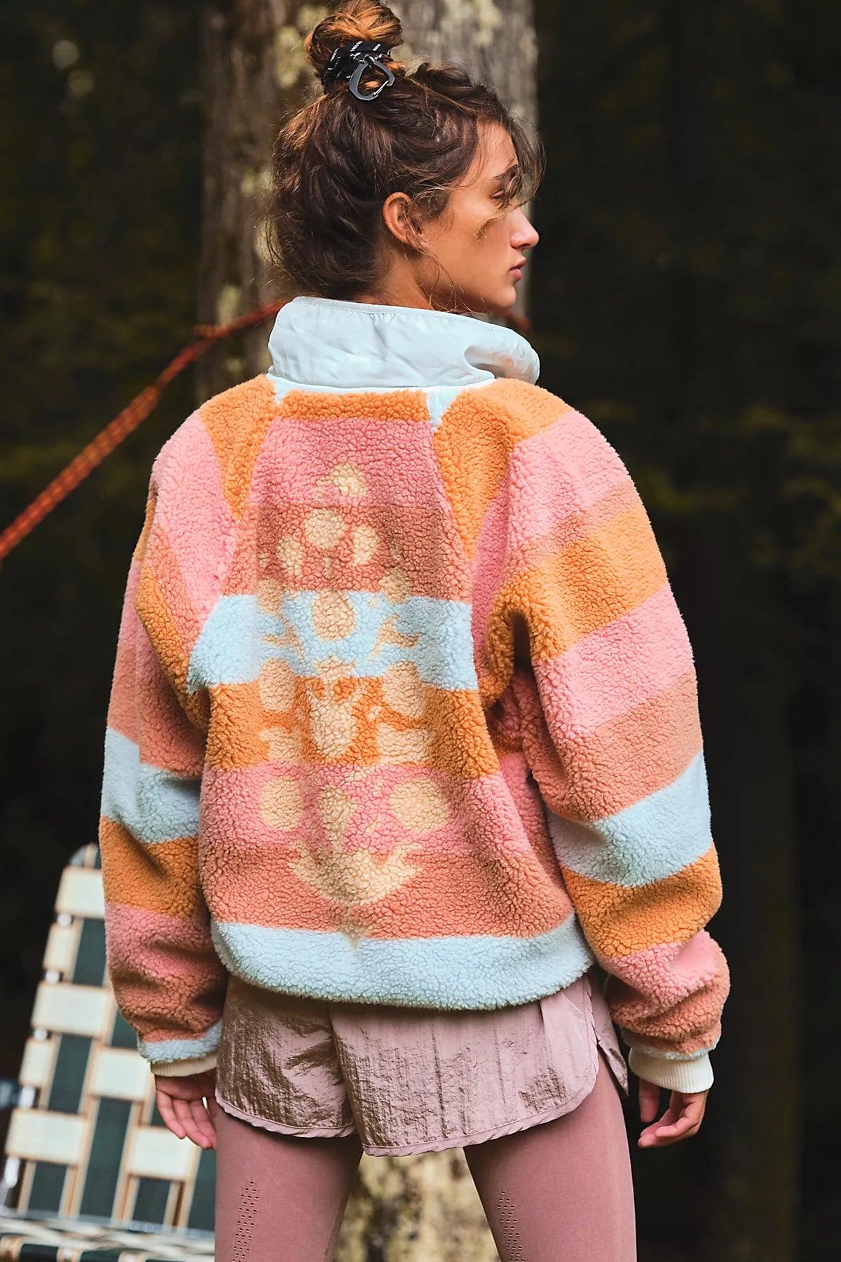 Hit The Slopes Printed Fleece Pullover