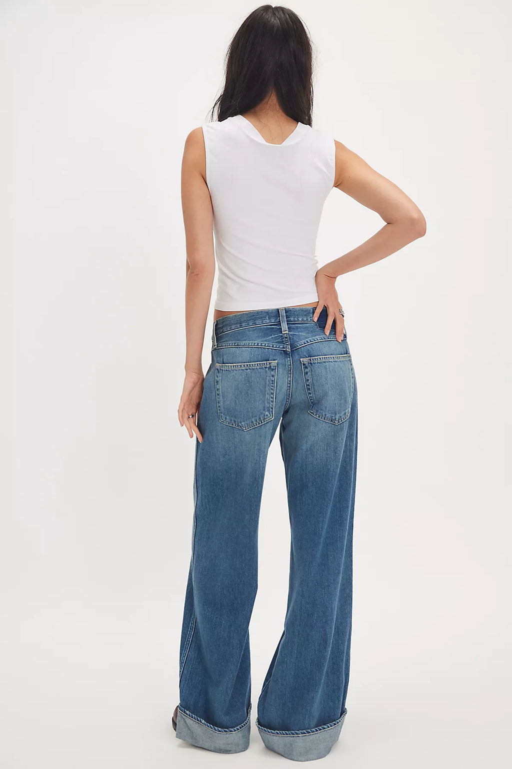 AMO Sabine Cuffed Jeans