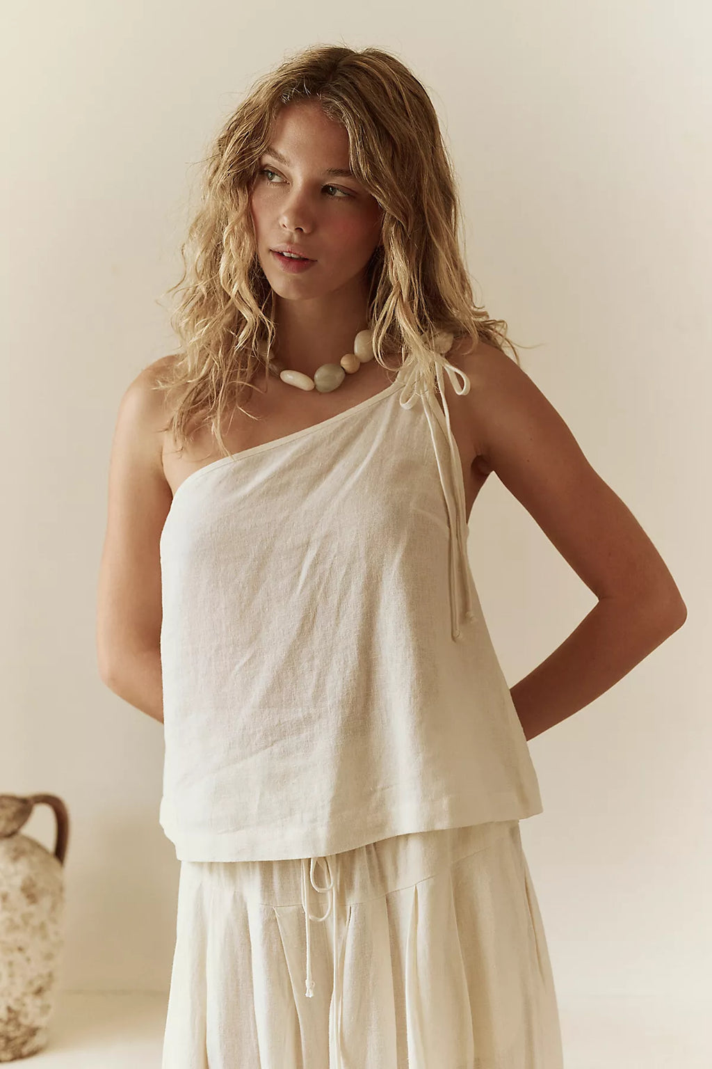 Sandshell Linen Sahara Pant Set