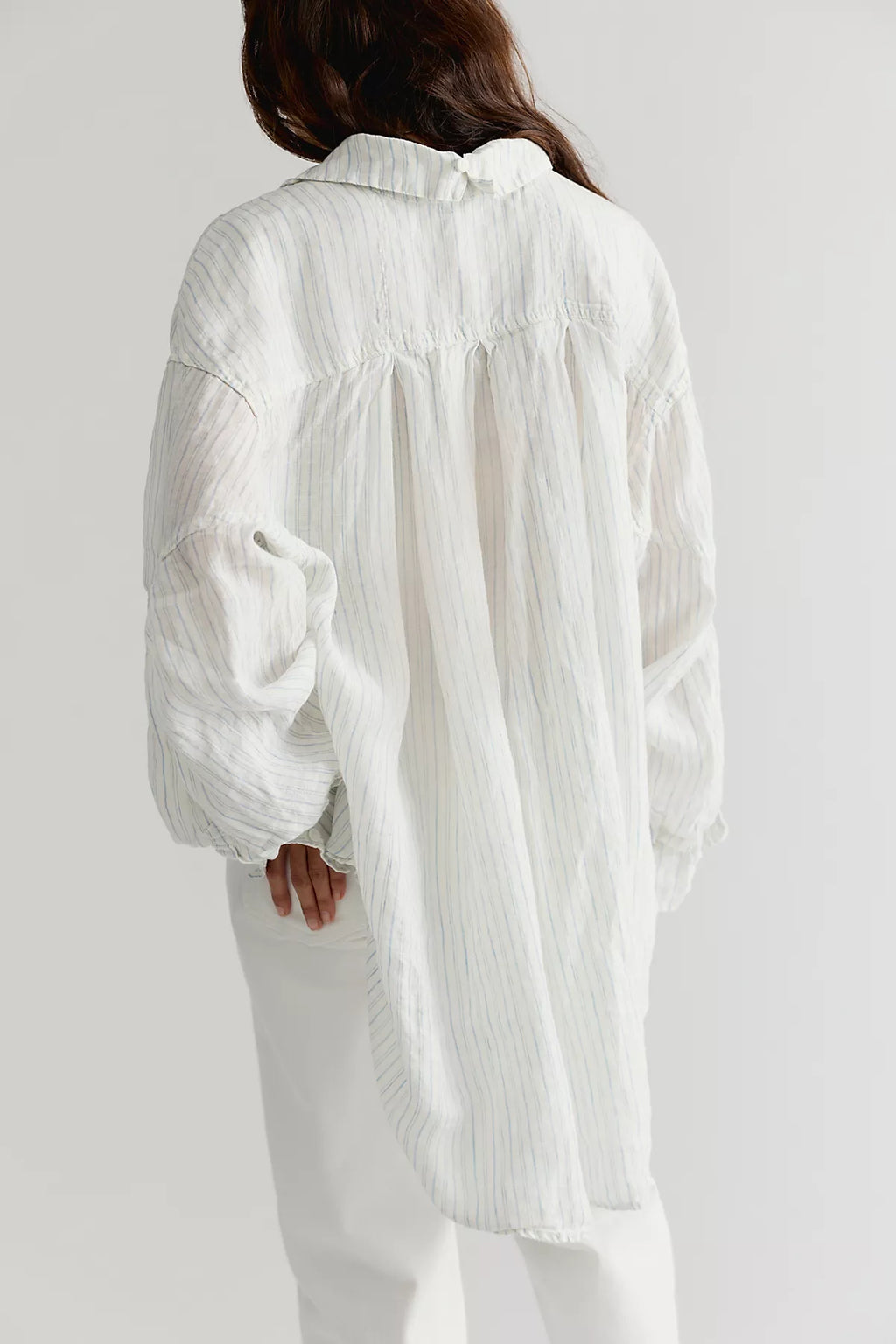 Selene Striped Linen Shirt