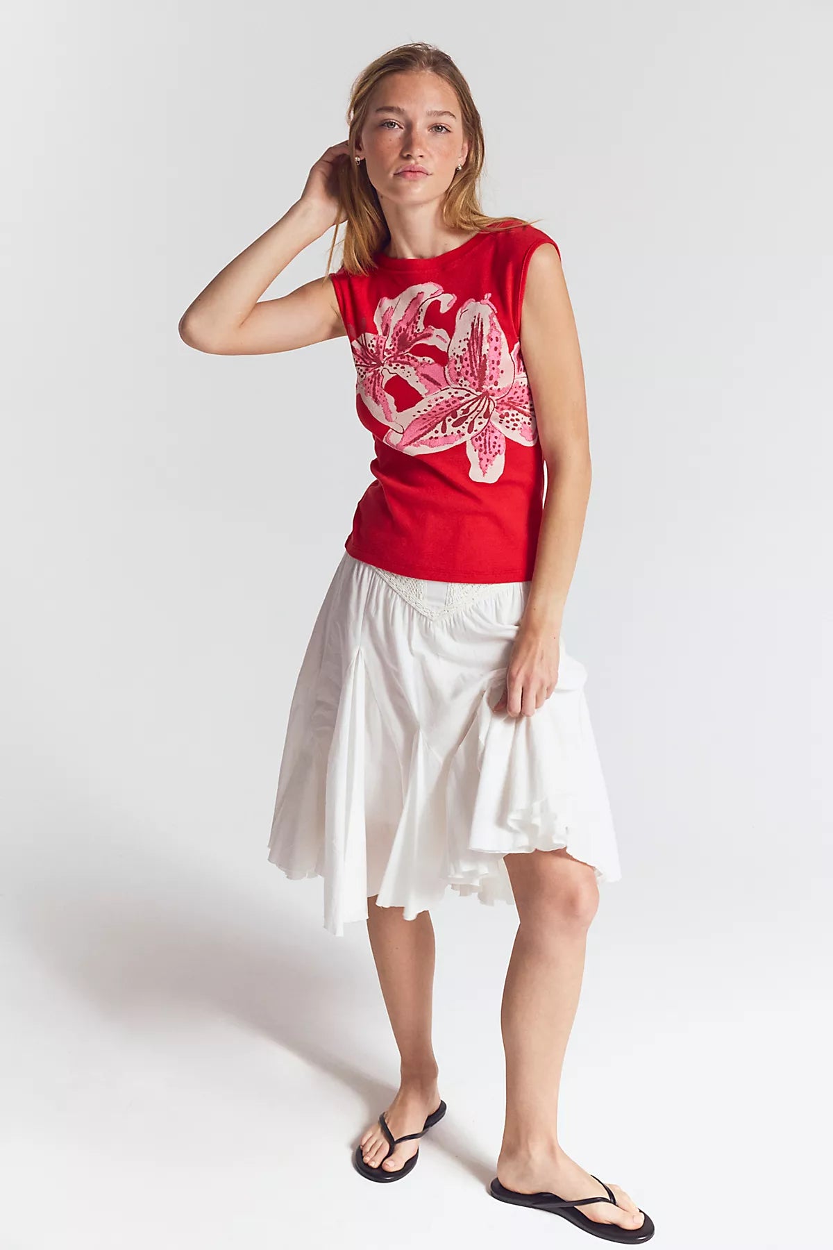 Ballad Reversible Lily Printed Tank