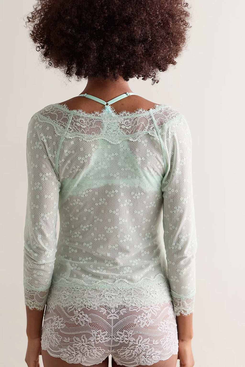 Lace Me Twice Layering Top