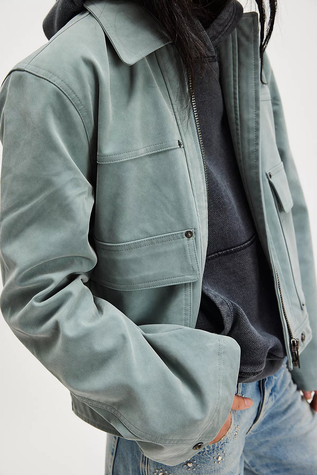 We The Free Blair Vegan Suede Jacket