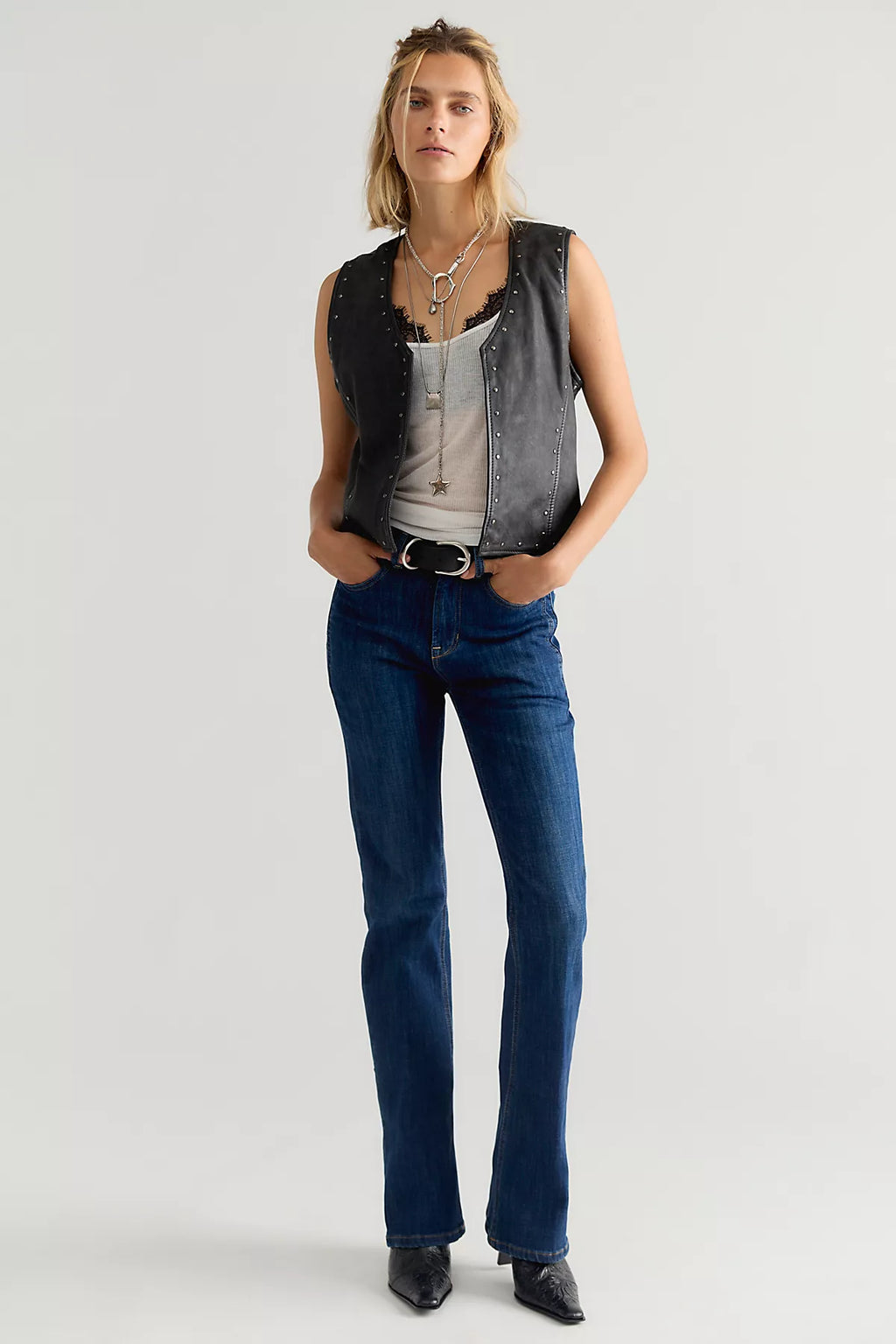 Mauritius Elaria Leather Vest