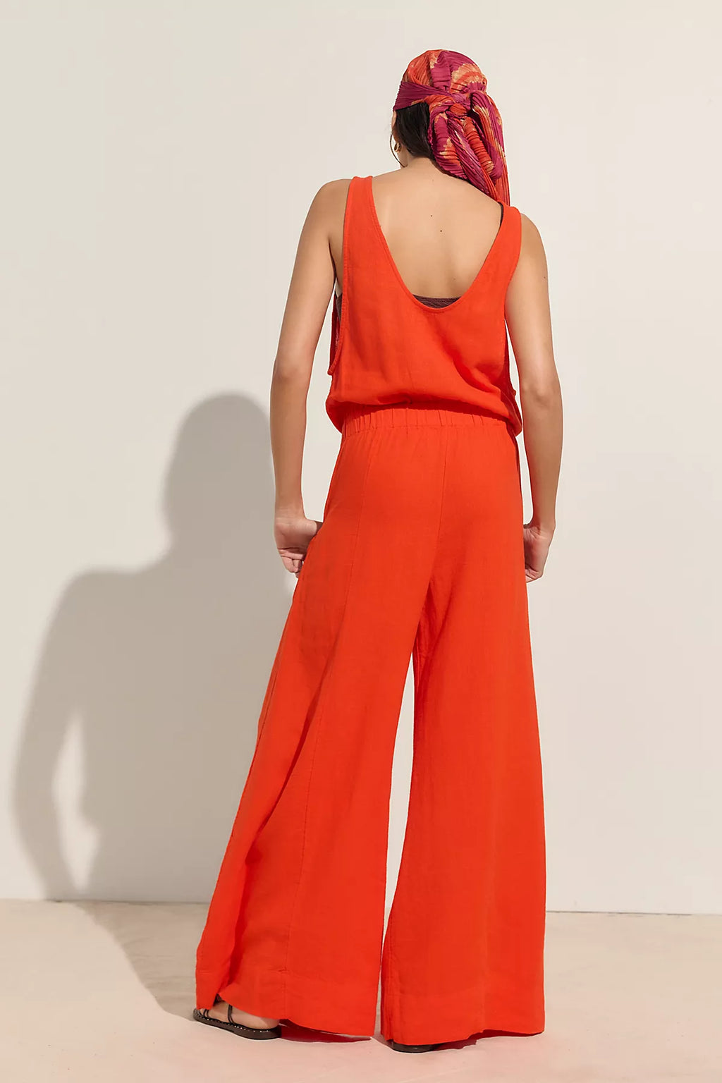 Sandshell Linen Linden One-Piece Jumpsuit