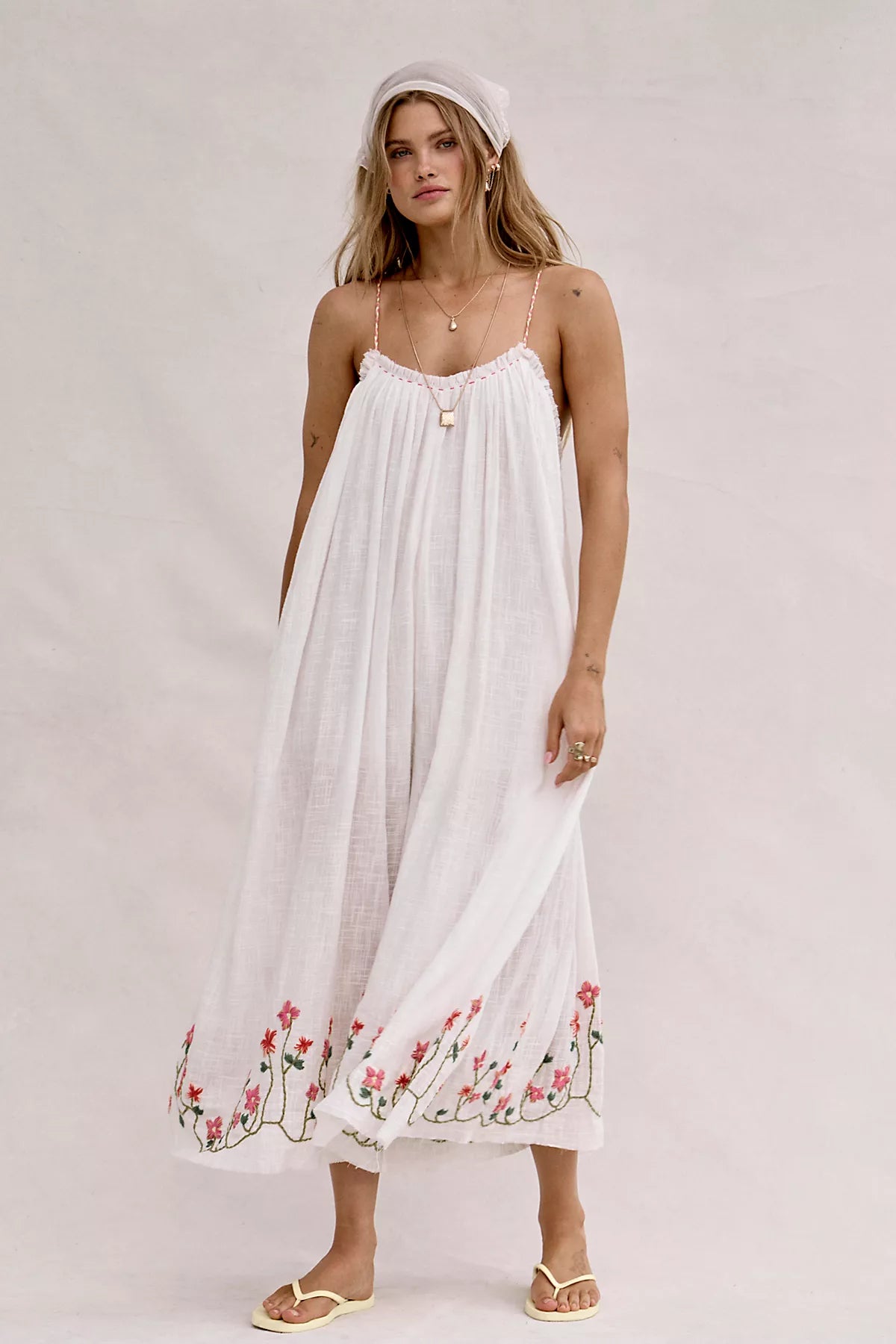 Raffia Blooms Jumpsuit