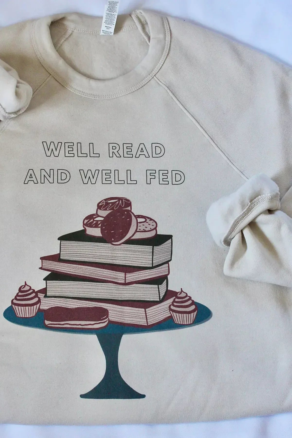 Overseasoned Well Read and Well Fed Crewneck