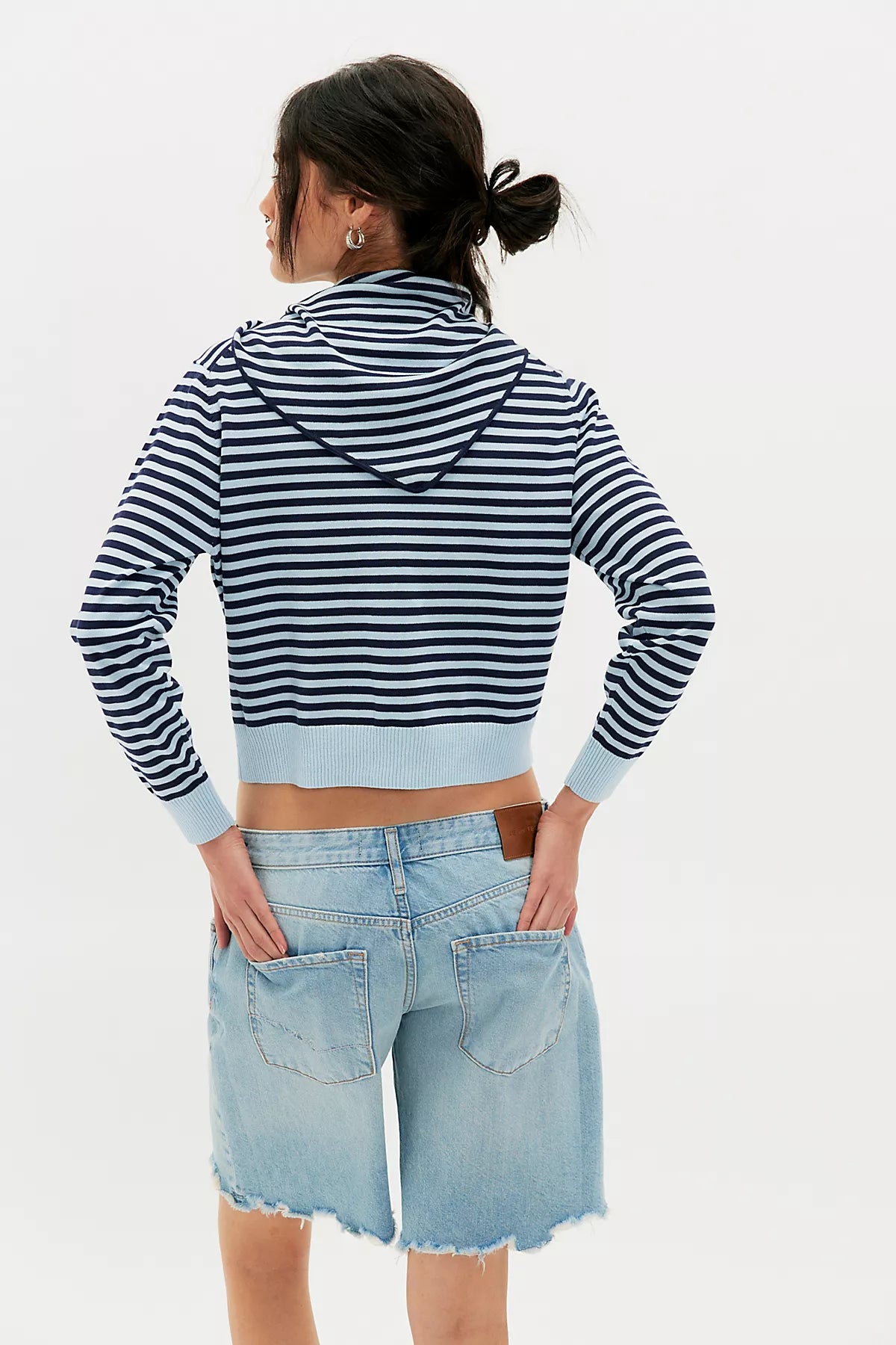 The Tiny Big Sister Lara Striped Scarf Cardi