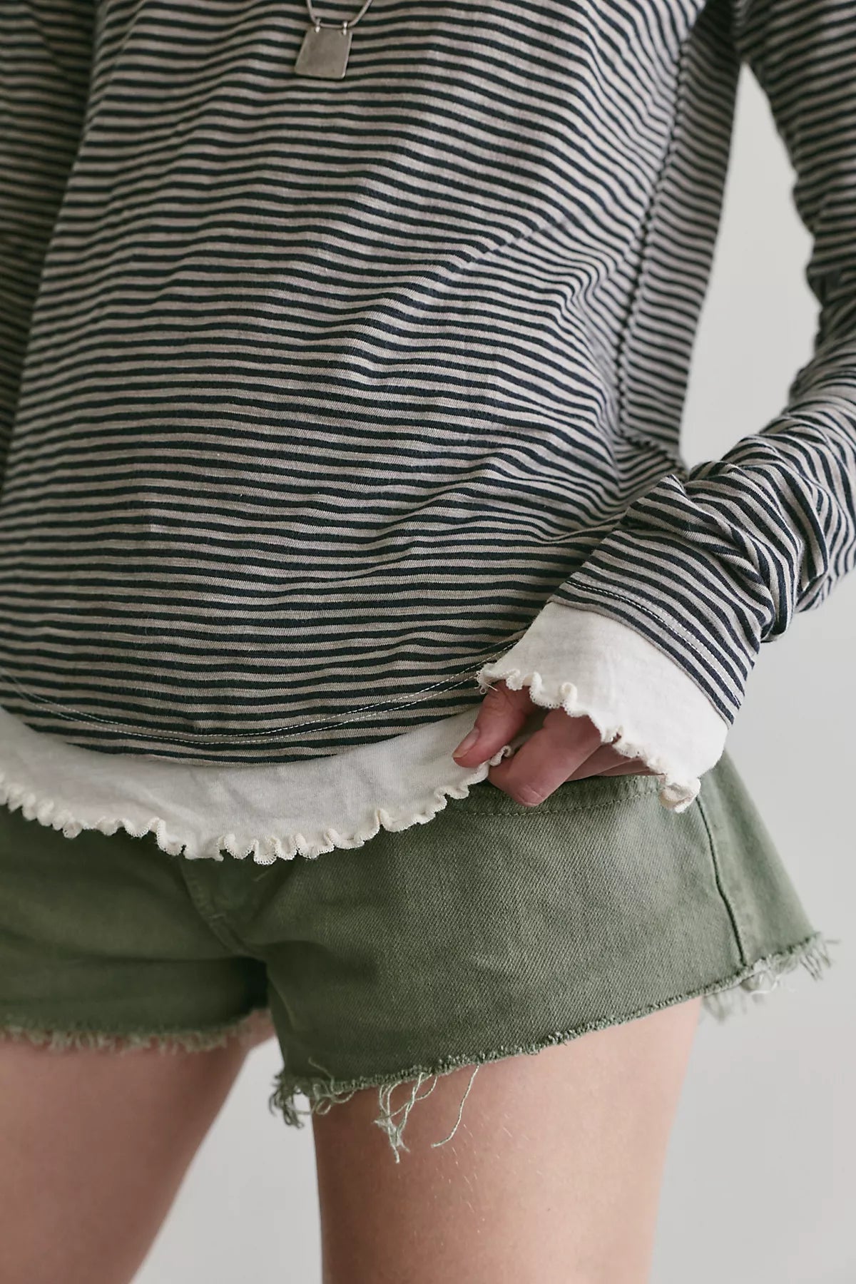 We The Free Two's A Charm Stripe Long Sleeve Top