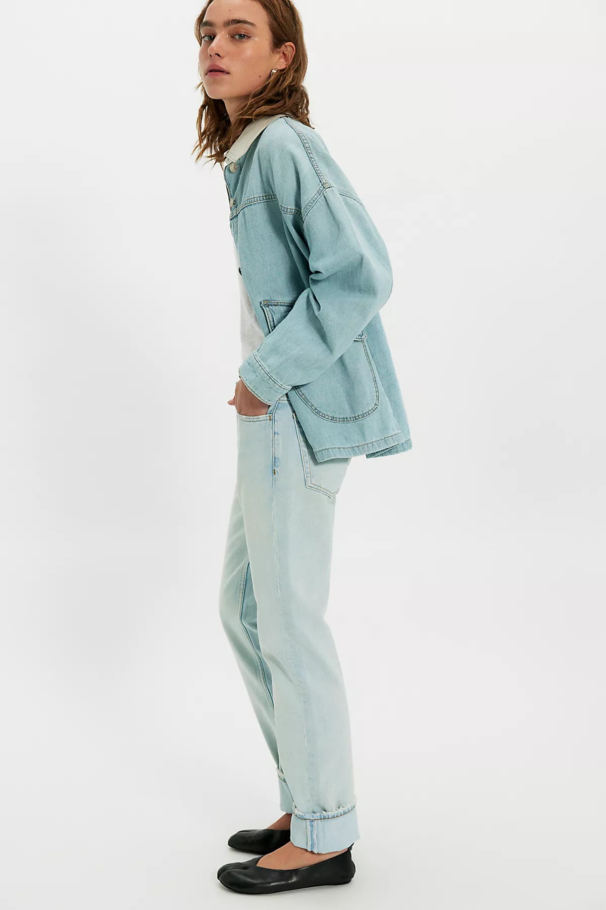 RE/DONE The Snatch Back Straight-Leg Jeans