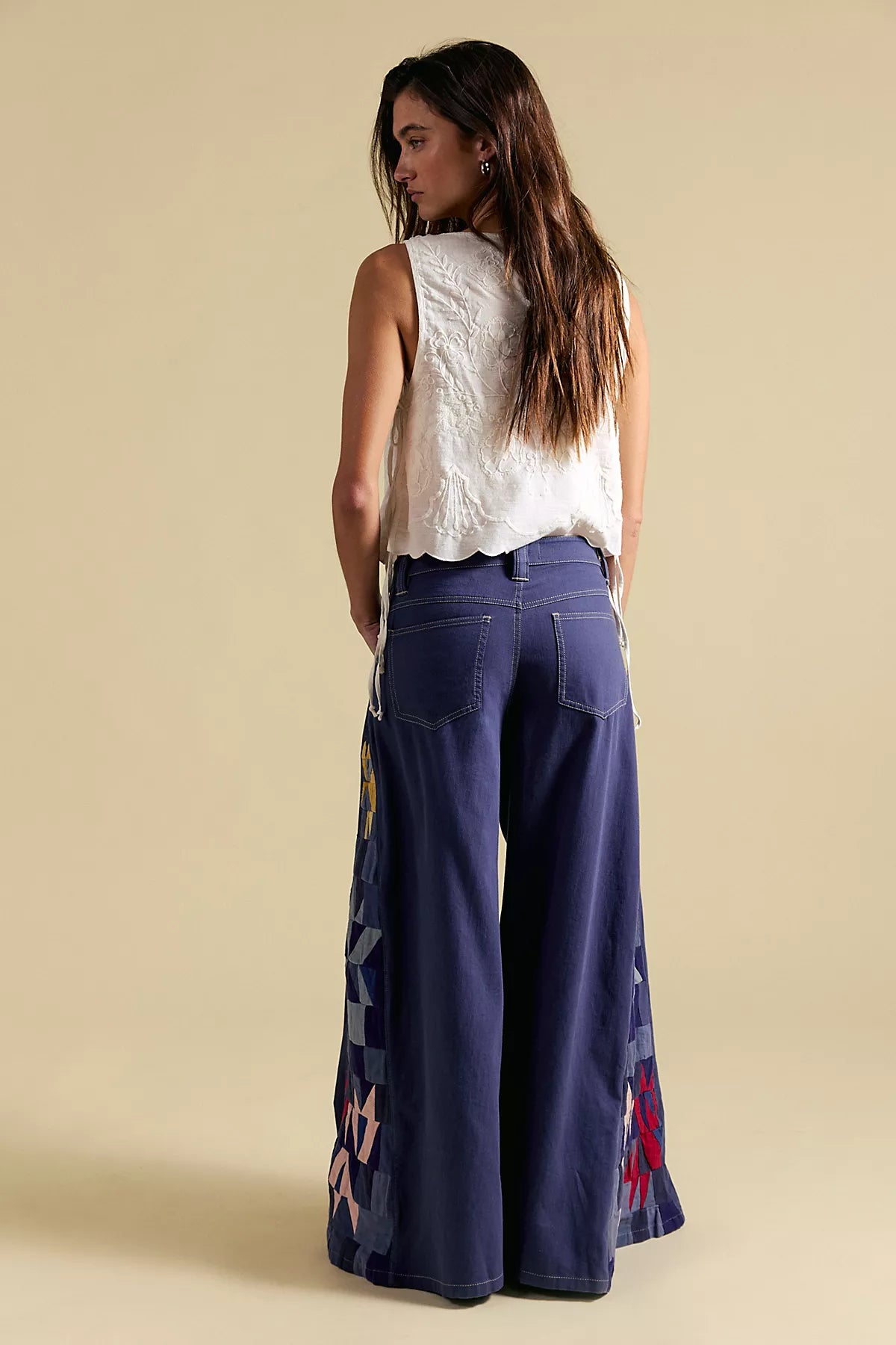 We The Free Kaleidoscope Wide Leg Jeans