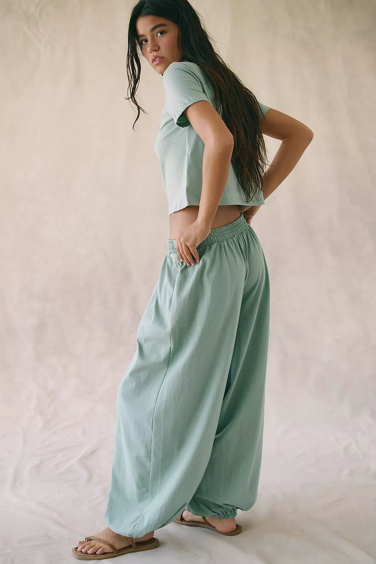 Stella Cotton-Jersey Pant Set