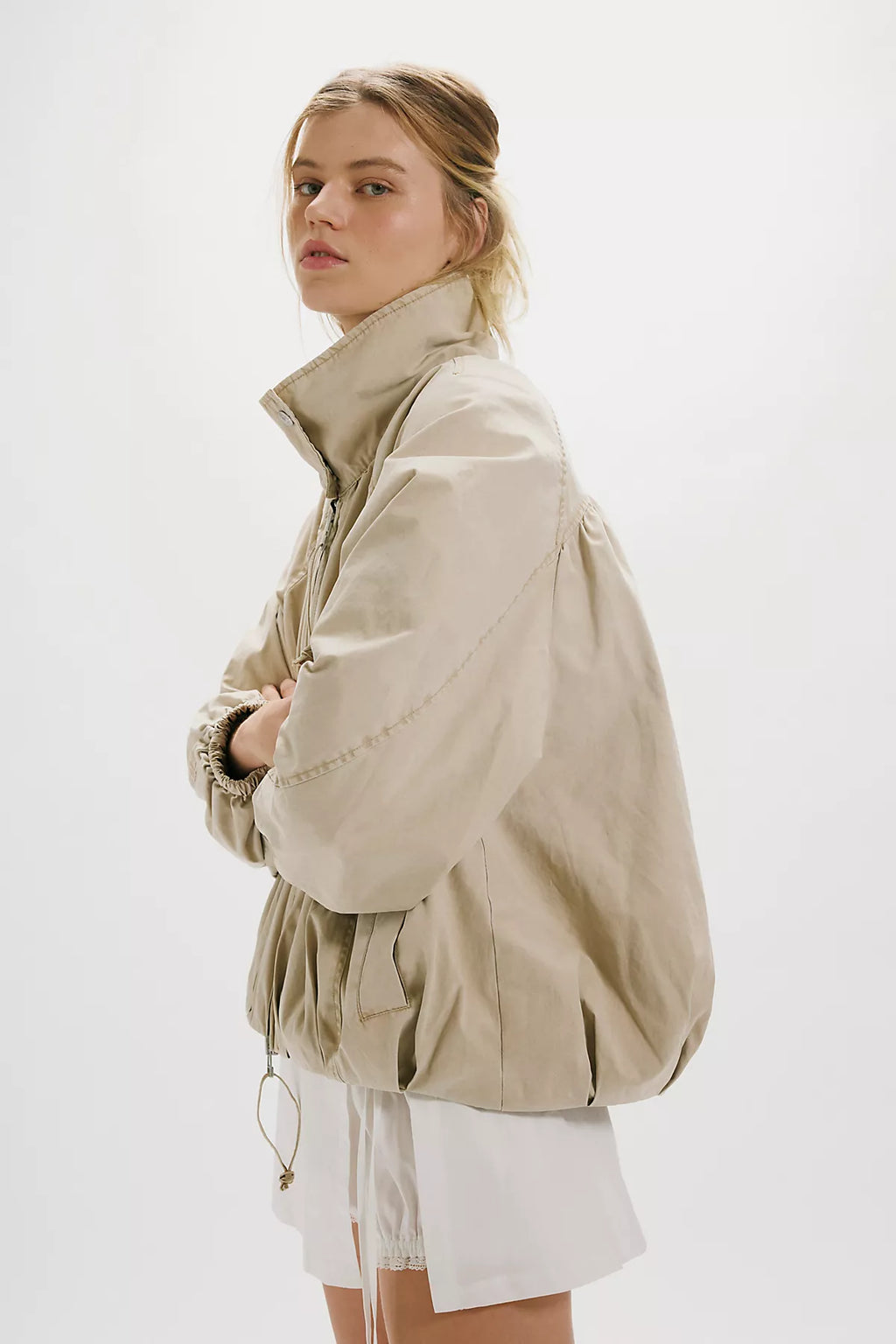 Chelsea Funnel-Neck Jacket