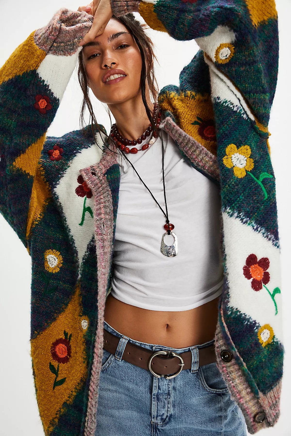 Flower Petal Cardigan