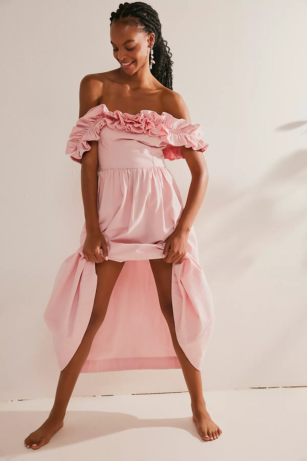Ruffle It Up Midi Dress