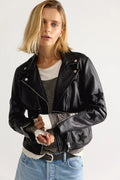 Mauritius Soraya Leather Moto Jacket