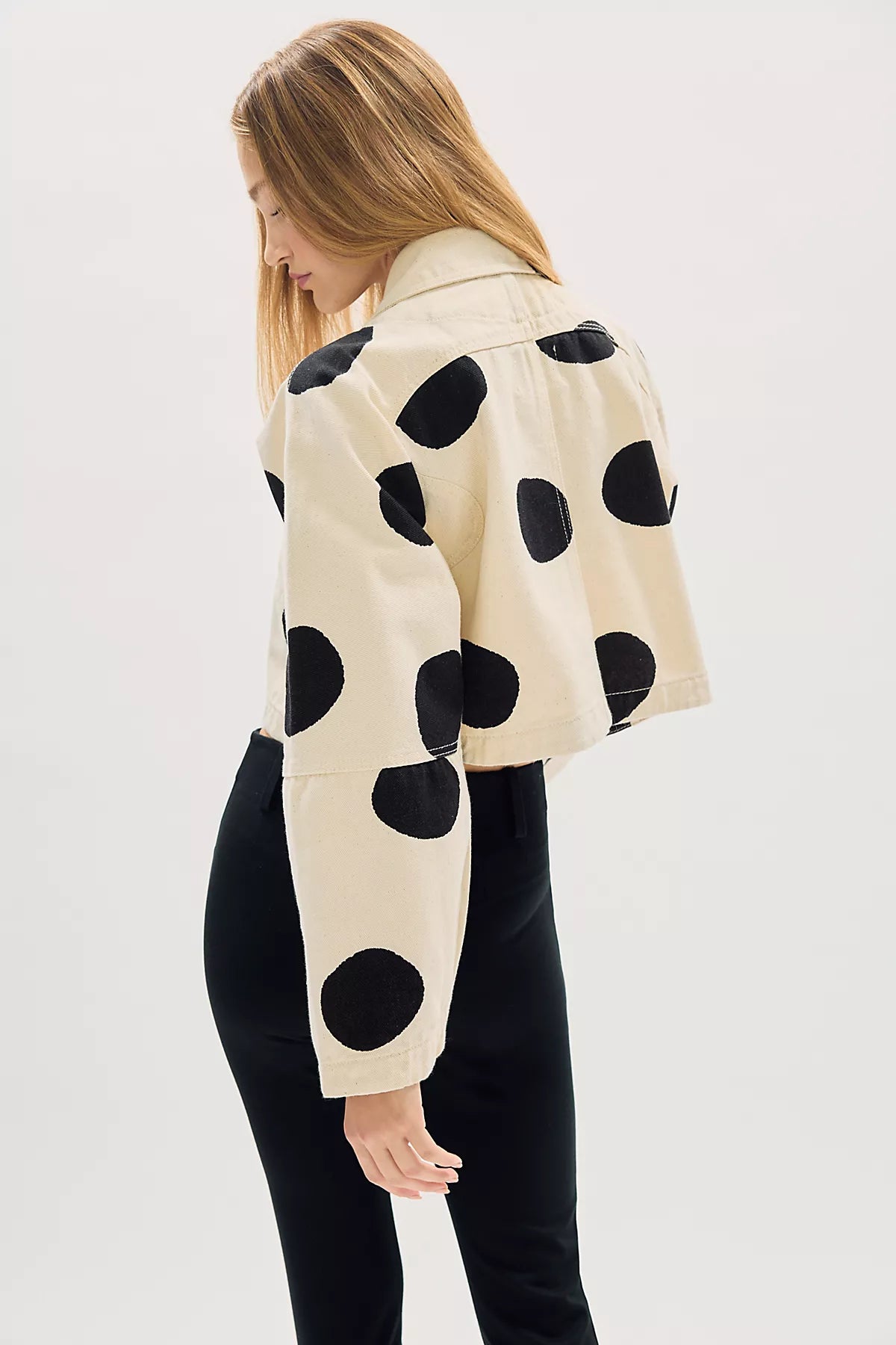 Sixxta Surprise Polka Dot Jacket