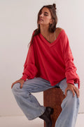 We The Free Venice V-Neck Sweatshirt