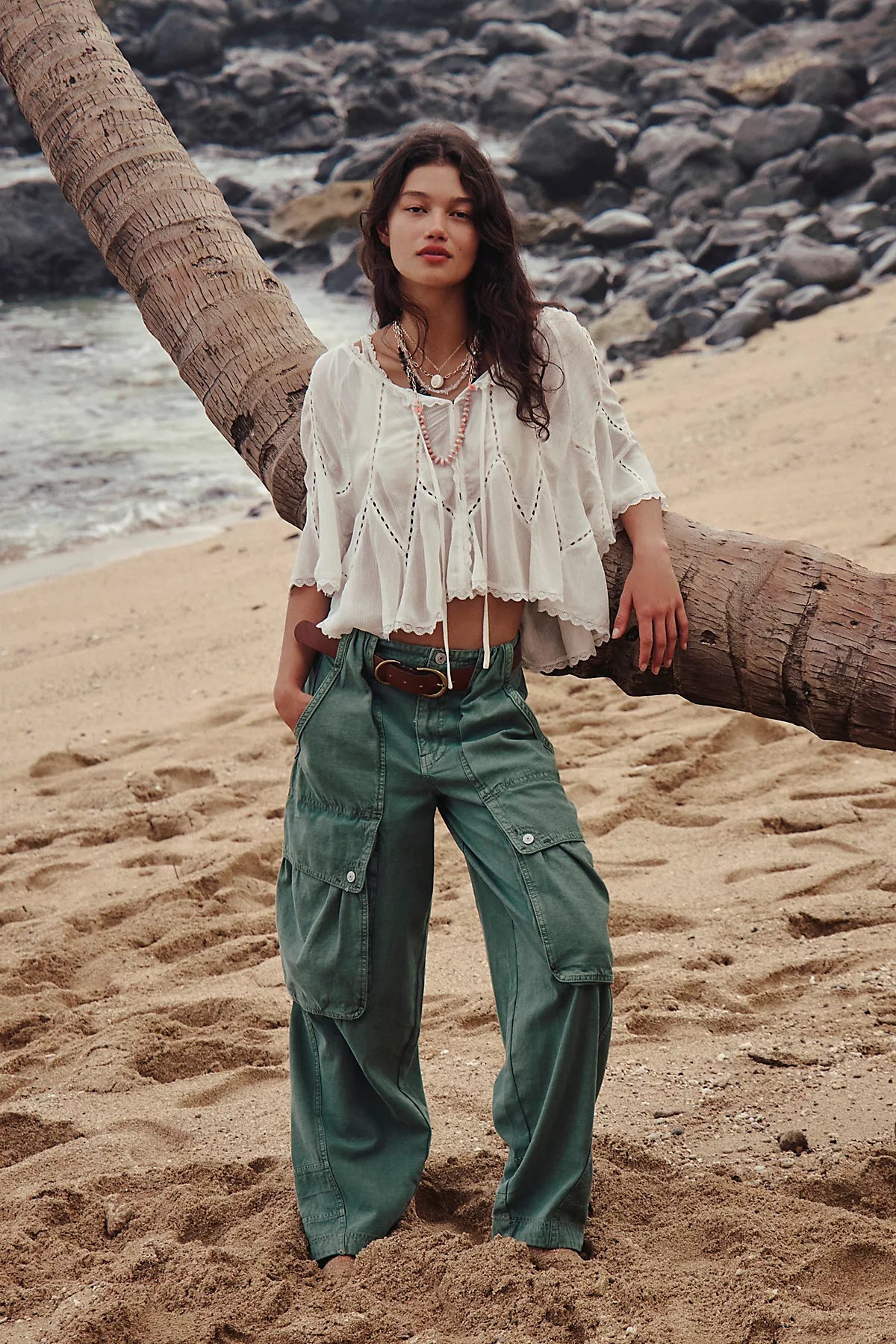 We The Free Brentwood Slouchy Cargo Pants
