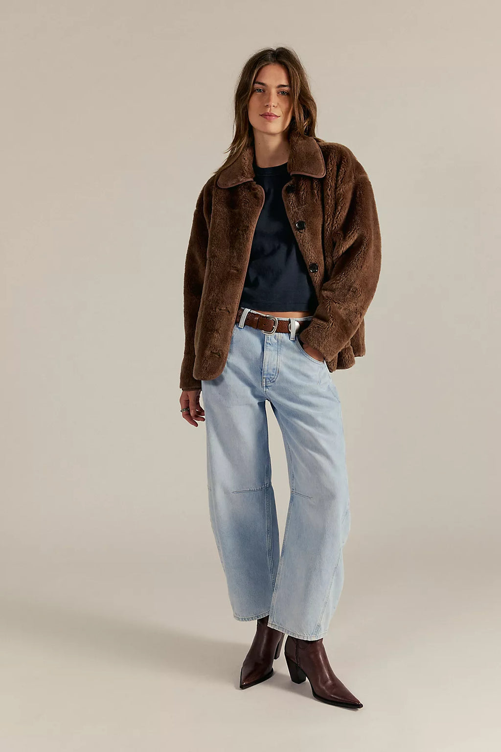 We The Free CRVY Venus Barrel Jeans