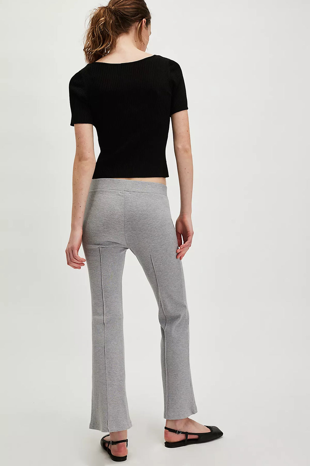 DONNI. The Rib Kick Flare Pants