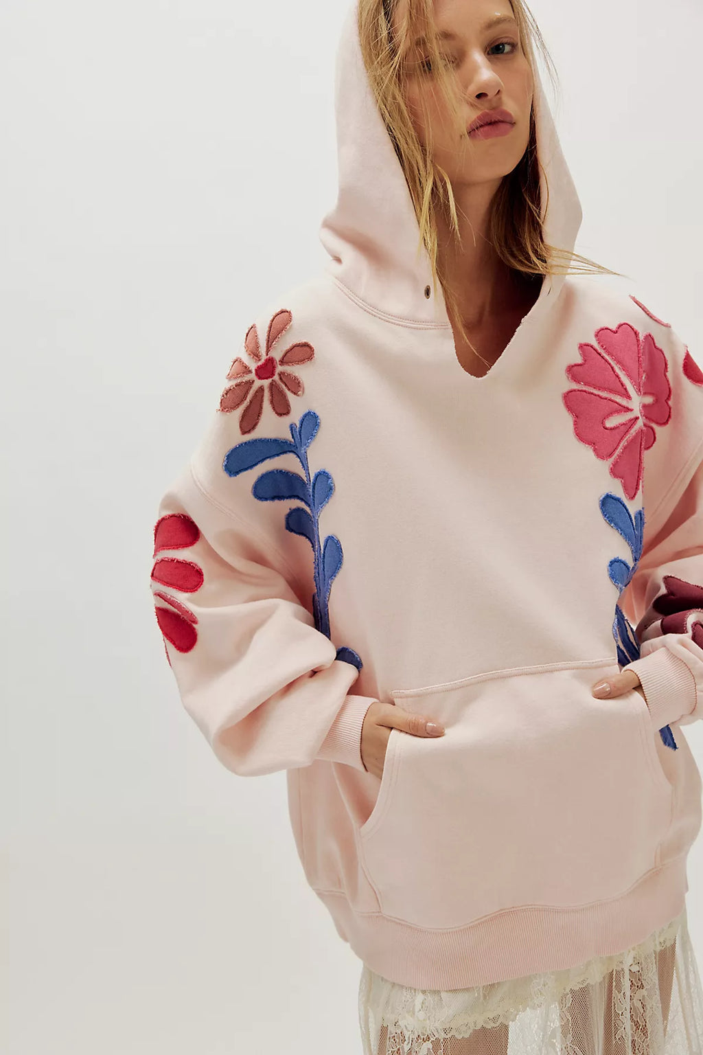 We The Free It's A Vibe Flowers Hoodie