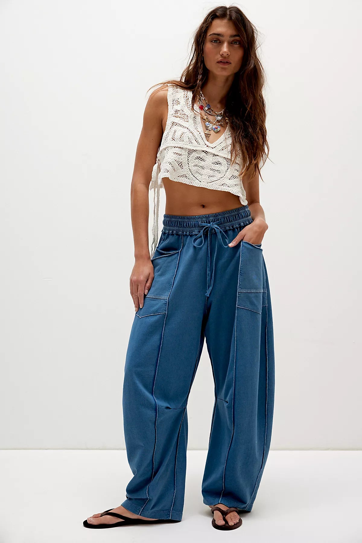 Kaiden Pull-On Barrel Pants