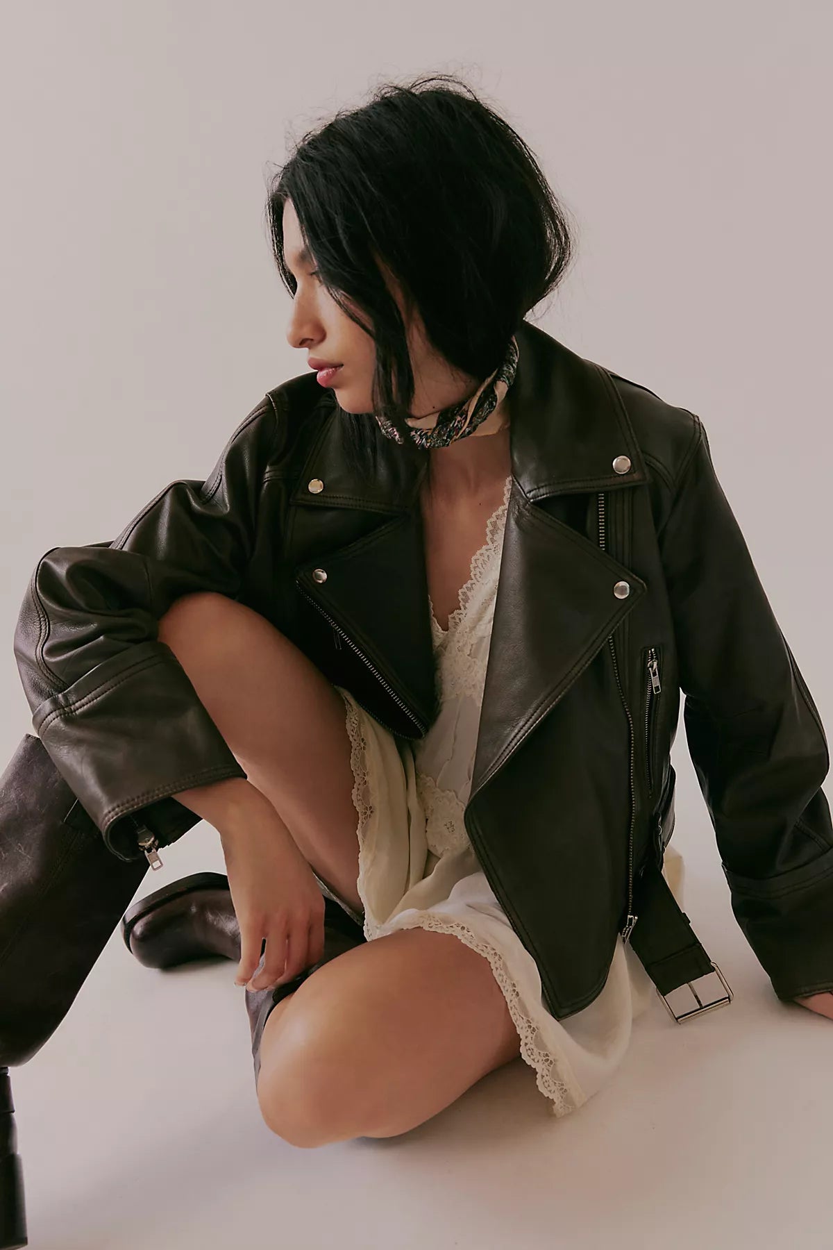 We The Free Mina Leather Jacket