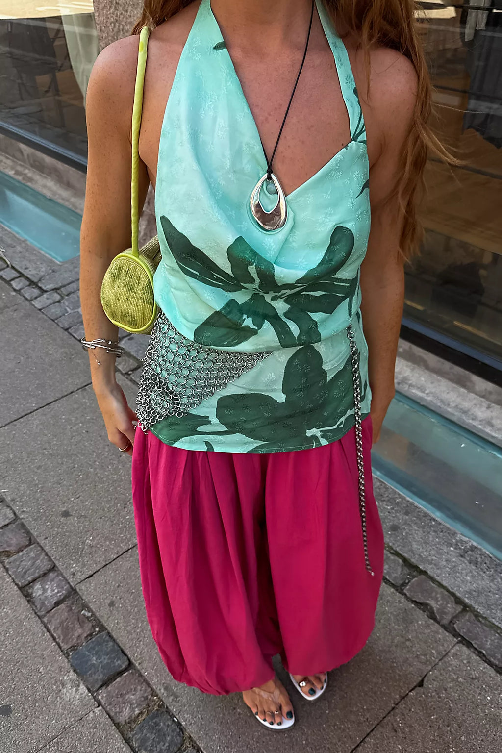 Amalina Printed Halter Top