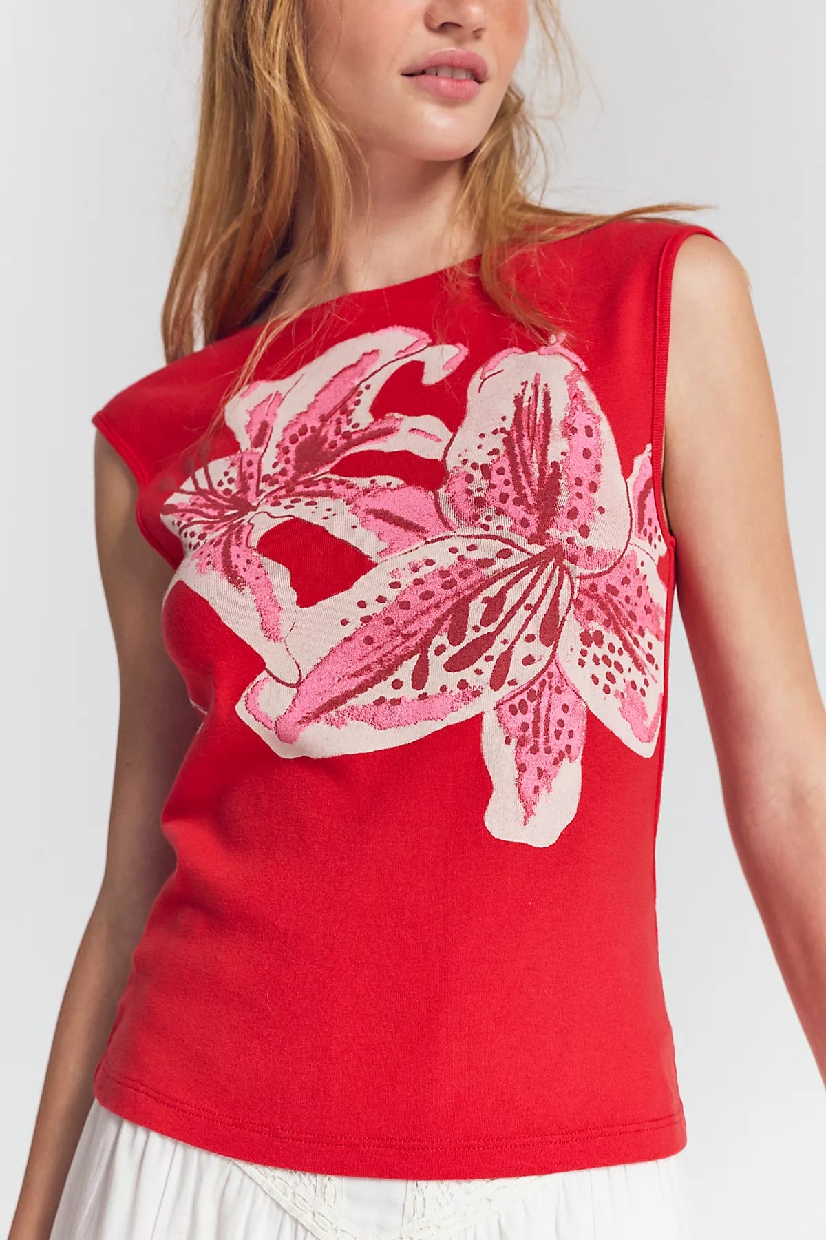 Ballad Reversible Lily Printed Tank
