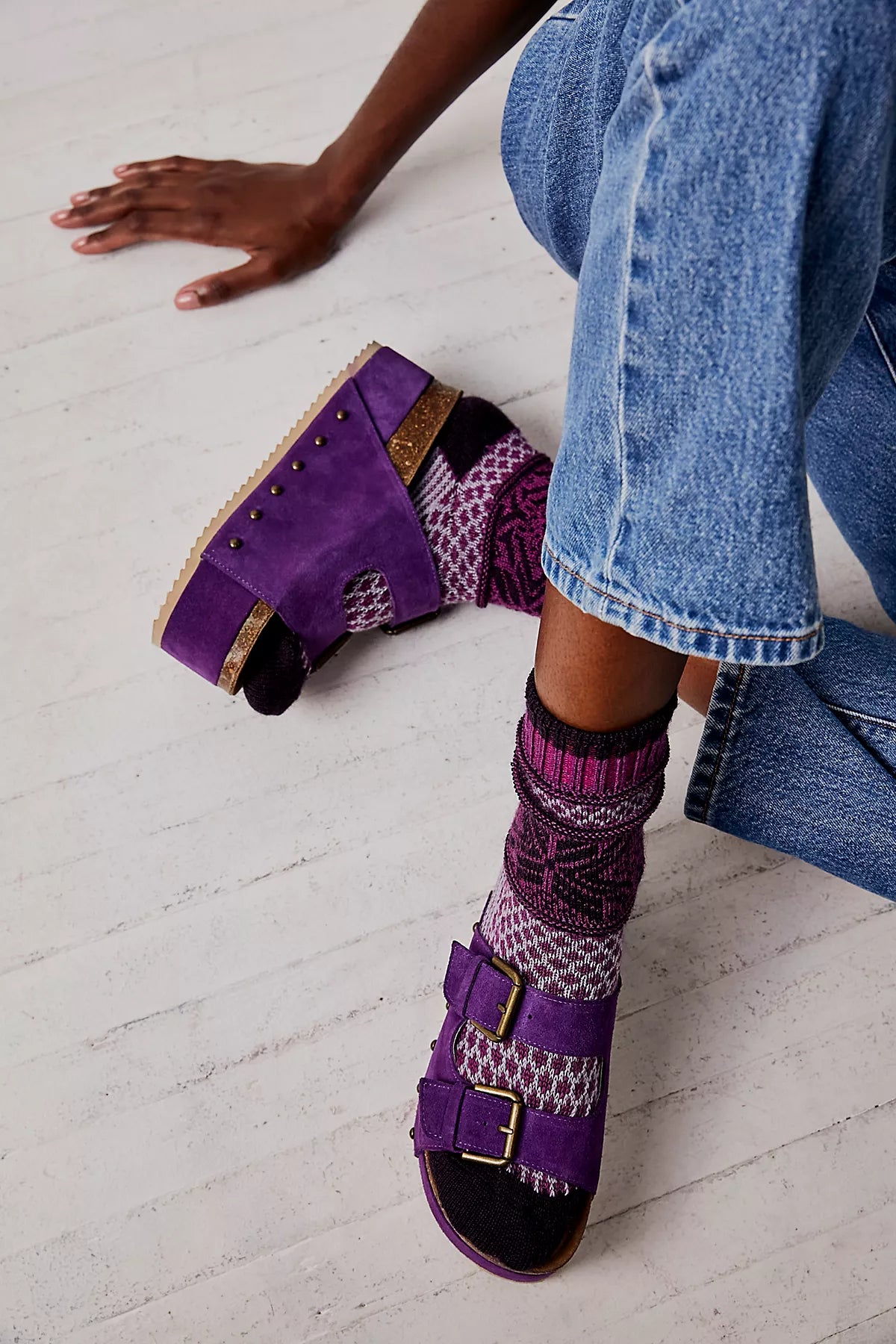 Rule Breaker Flatform Sandals