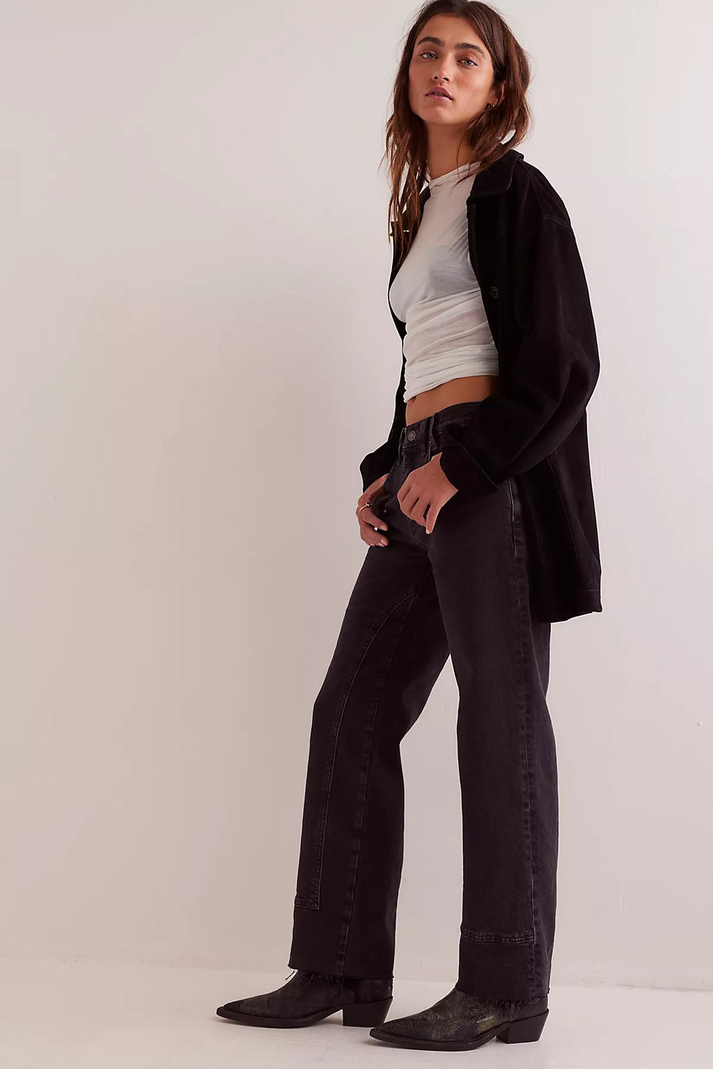 We The Free Risk Taker Mid-Rise Jeans