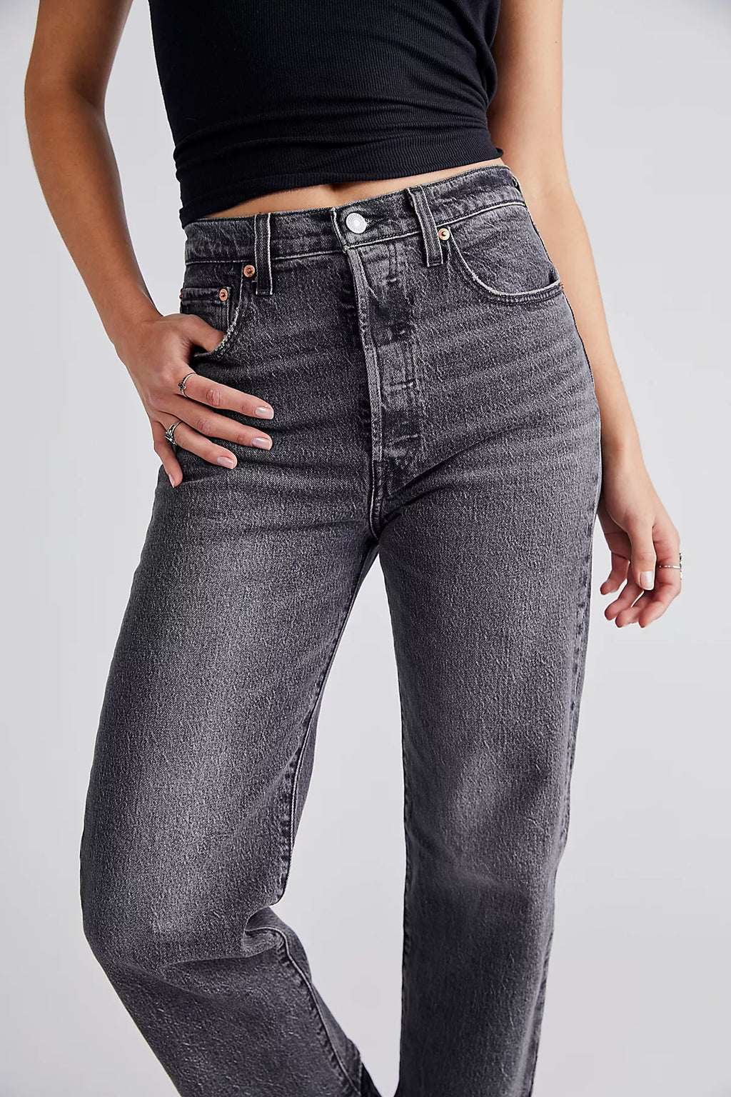 Levi's Ribcage Straight Ankle Jeans