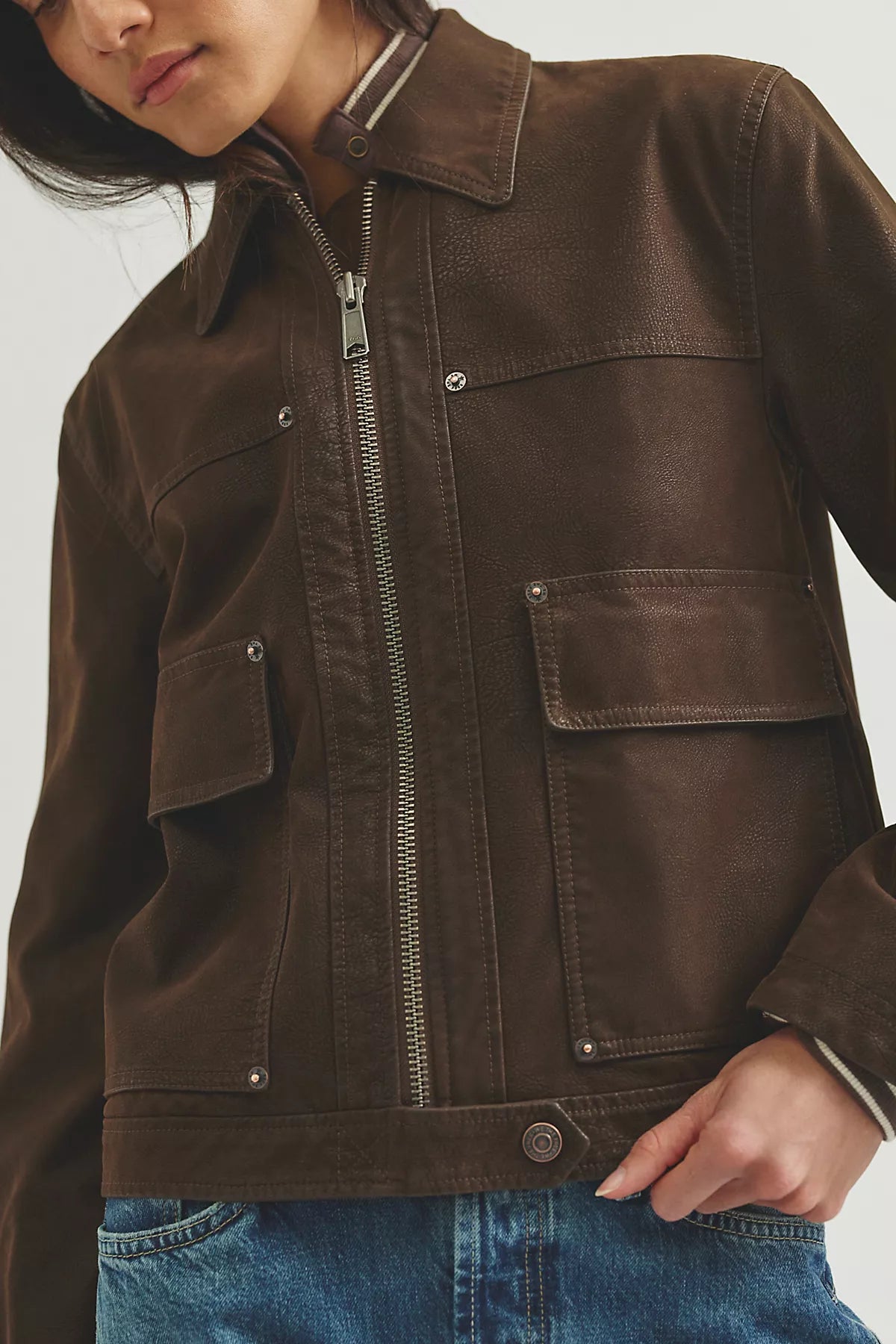 We The Free Blair Vegan Leather Jacket