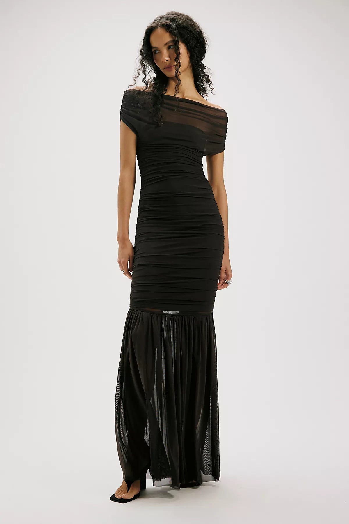 SEROYA Noel Off-The-Shoulder Maxi Dress