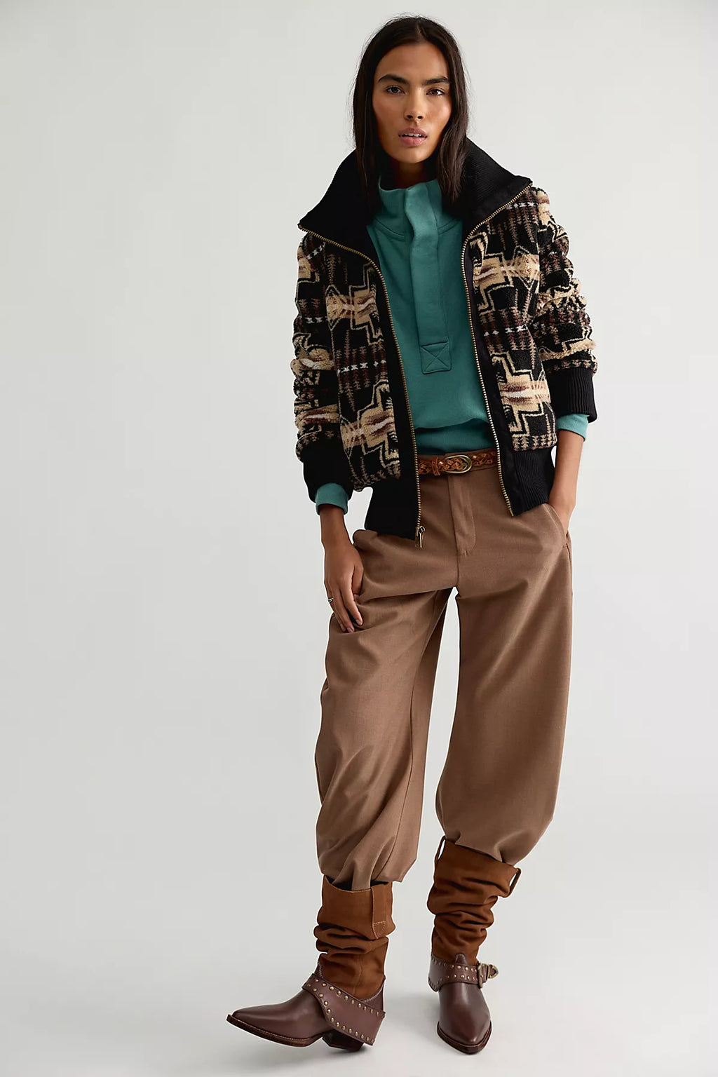 Pendleton Foxglove Fleece Bomber Jacket
